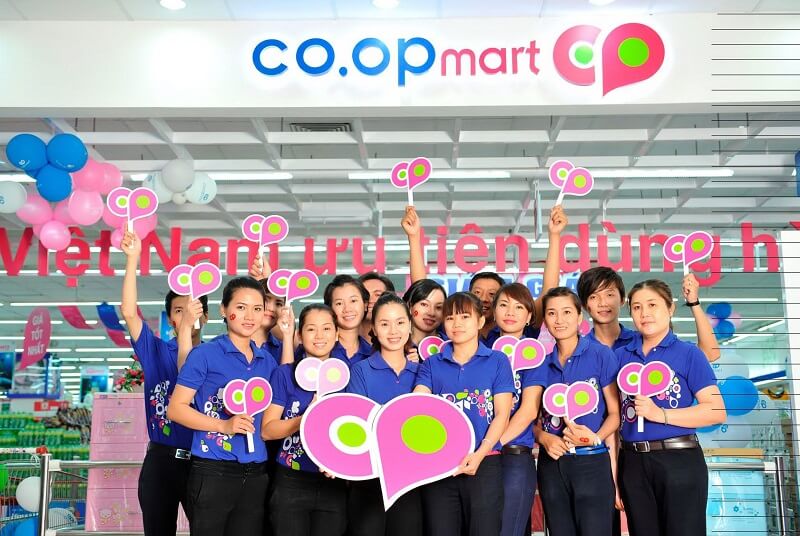 Đồng phục nhân viên siêu thị Coopmart