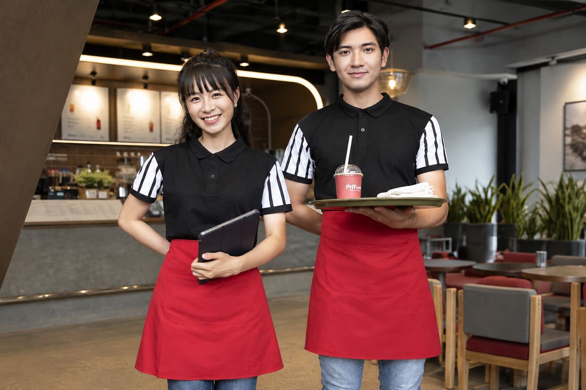 Áo polo sử dụng gam màu đen sang trọng
