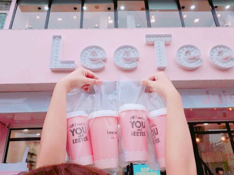 Trà sữa của LeeTee có hương vị thơm ngon, béo ngậy của sữa, vị thơm của trà