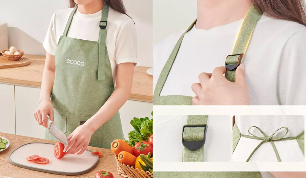 Mẫu tạp dề bếp thiết kế tiện dụng dễ dàng thao tác