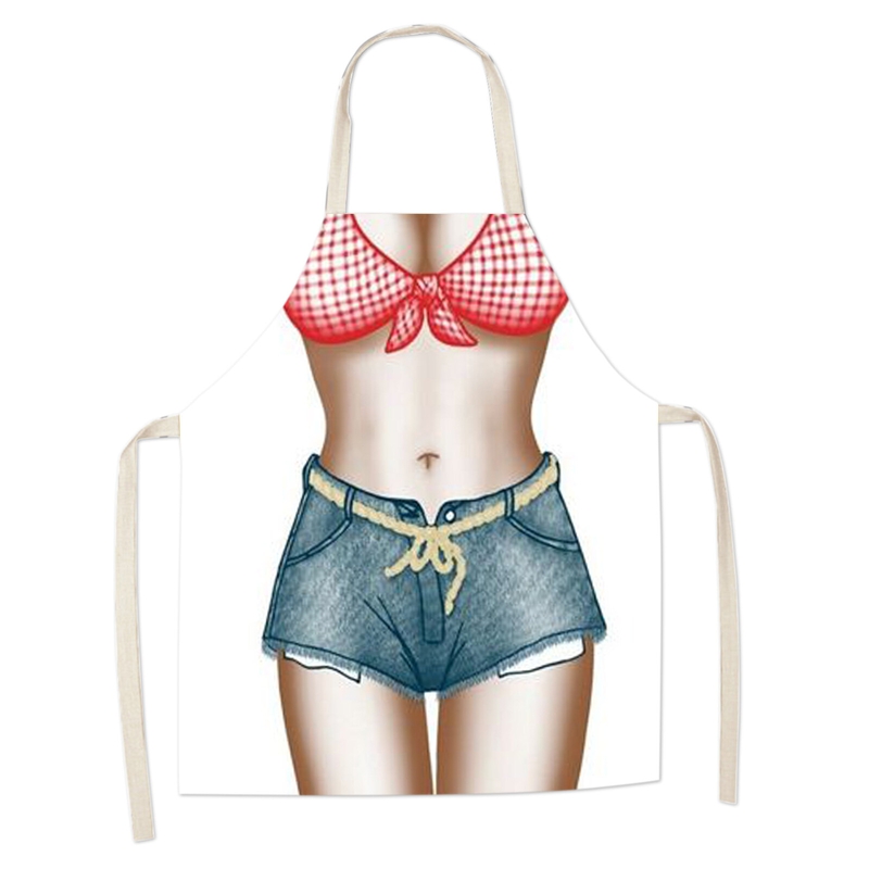 Tạp dề in hình bikini nhiều màu nổi bật