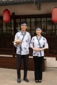 Đồng phục nhà hàng Nhật Bản mẫu 09