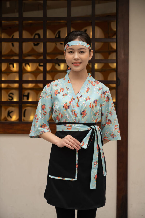 Đồng phục nhà hàng Nhật mẫu 14 đẹp