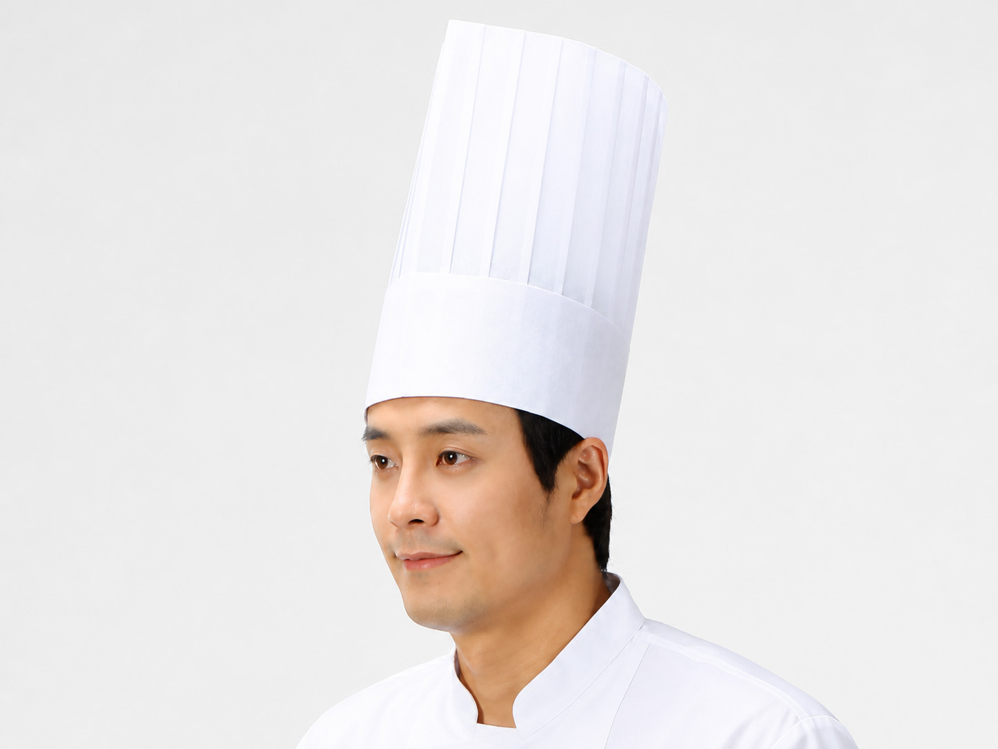 Mũ đầu bếp toque dáng cao cao cấp