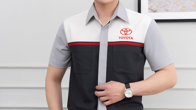 mẫu đồng phục toyota đẹp