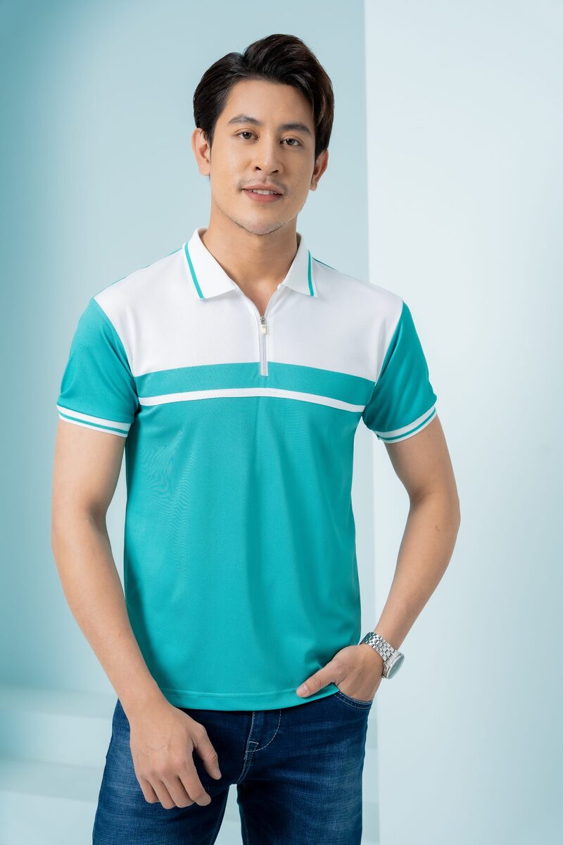 dong-phuc-cong-ty-mau-xanh-phoi-trang-co-khoa-keo 5