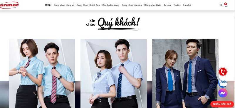 Mua đồng phục bếp thiết kế đẹp mắt tại Đồng phục Anmac