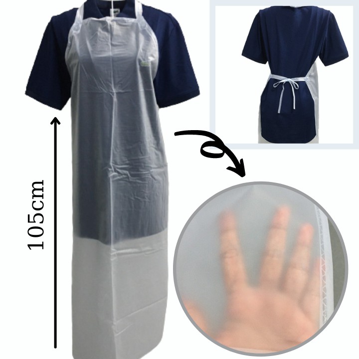 Tạp dề nilon hay tạp dề nhựa được sử dụng rộng rãi trong nhiều ngành công nghiệp 