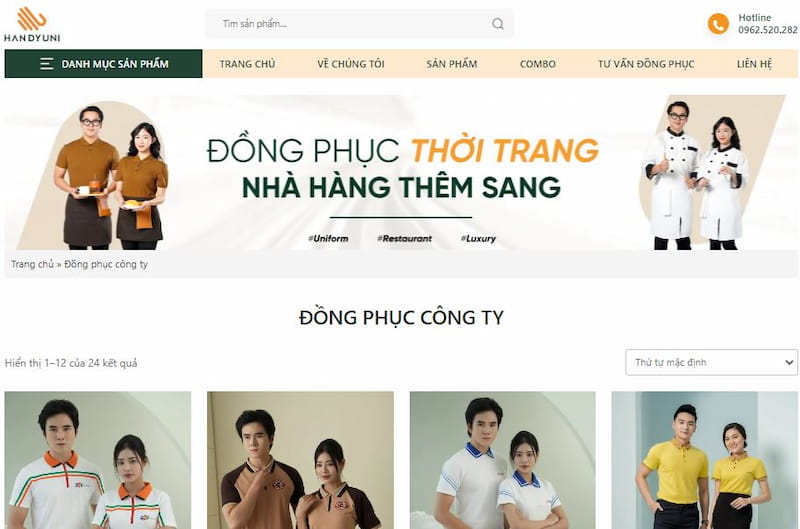 Handyuni tự hào nằm trong top các công ty may đồng phục ở Hà Nội uy tín nhất Handyuni tự hào nằm trong top các công ty may đồng phục ở Hà Nội uy tín nhất