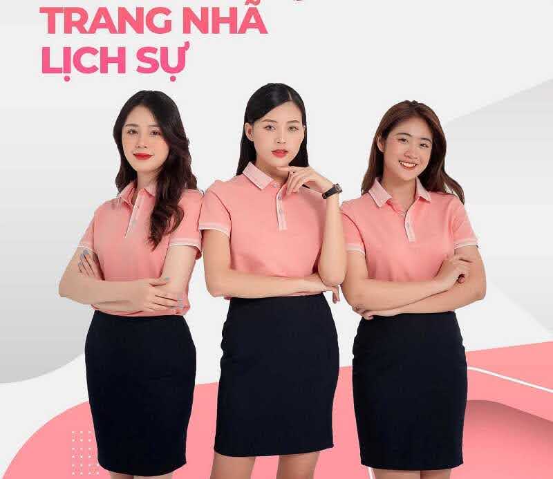 Áo thun đồng phục được ứng dụng trong nhiều ngành nghề