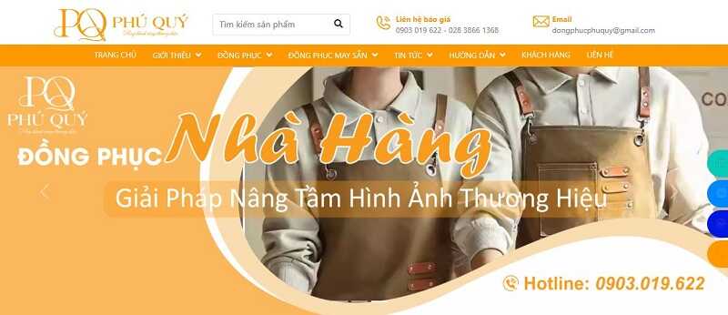 Đồng phục Phú Quý – Xưởng may đồng phục nhà hàng ở Cần Thơ uy tín