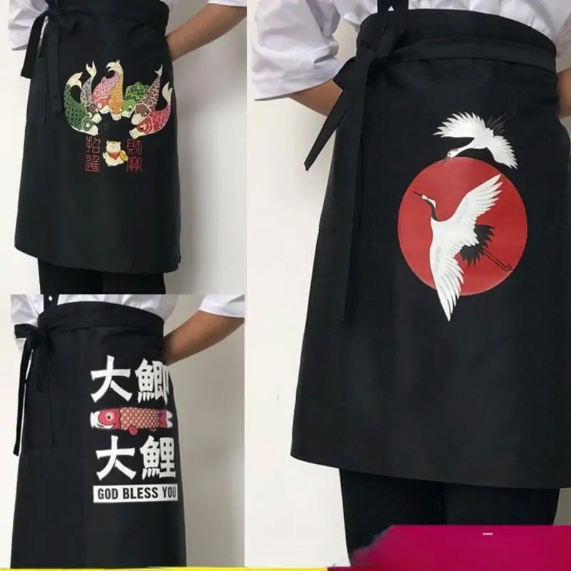 Tạp dề quán cà phê với họa tiết in ấn tượng Tạp dề quán cà phê với họa tiết in ấn tượng