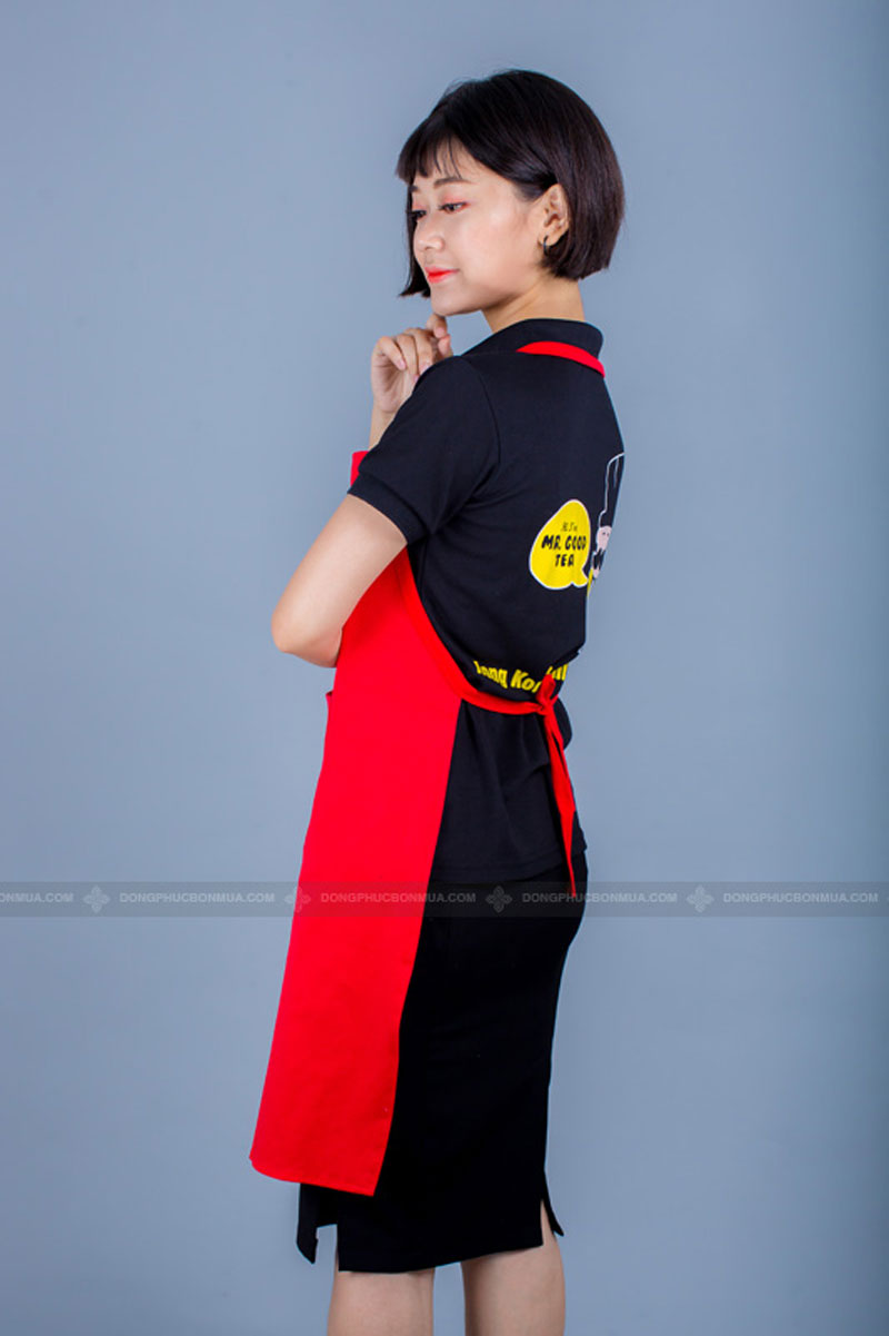 ao-polo-dong-phuc-tra-sua-mr-good-tea áo polo quán cà phê đồng phục Mr Good Tea