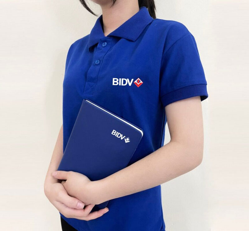 Đồng phục áo thun BIDV phong cách năng động