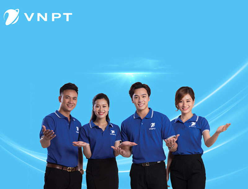 Áo thun có cổ đồng phục VNPT