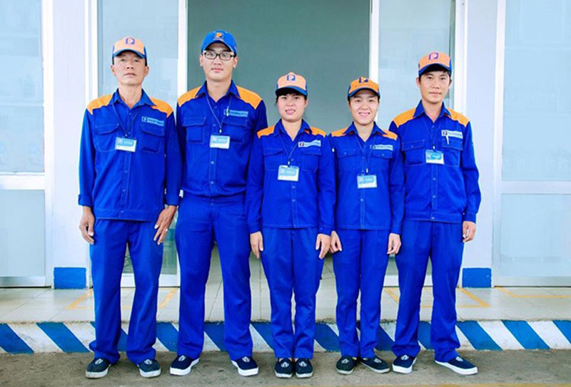Quần áo bảo hộ lao động xăng dầu Petrolimex