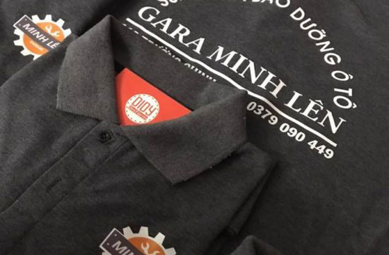 Đồng phục gara ô tô Minh Lên màu sắc trang nhã