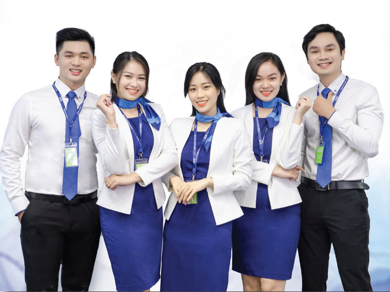Đầm cho nữ ngân hàng ACB