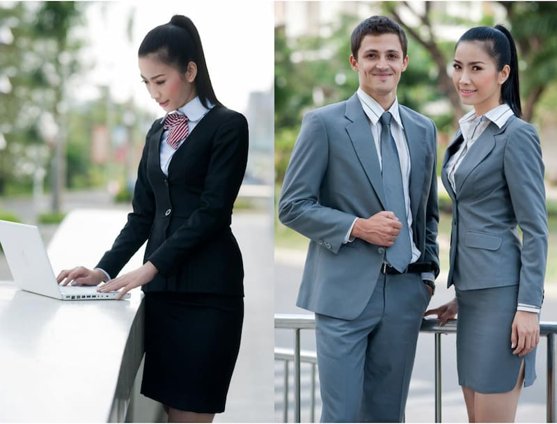 Đồng phục công ty vest mang lại diện mạo chuyên nghiệp, sang trọng cho nhân viên