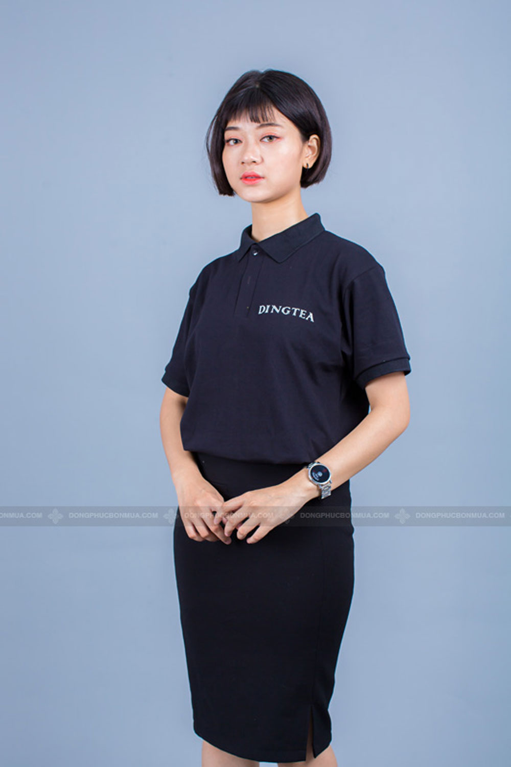 mau-dong-phuc-dingtea Áo đồng phục quán cafe thương hiệu Dingtea