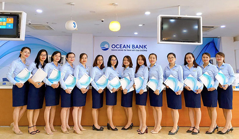 Đồng phục áo sơ mi ngân hàng OceanBank