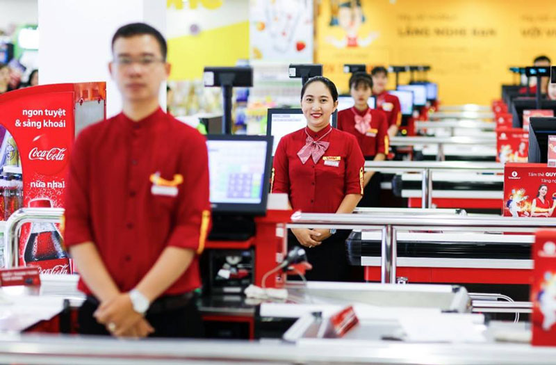 Trang phục nhân viên thu ngân Vinmart