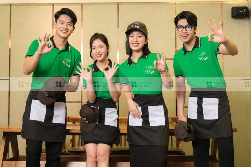 Đồng phục nhà hàng Nhậu Tự Do chất liệu thoải mái