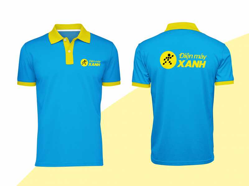 Áo polo đồng phục Điện Máy Xanh trẻ trung và chuyên nghiệp