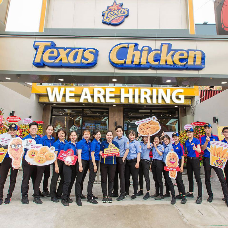 Đồng phục áo sơ mi Texas Chicken