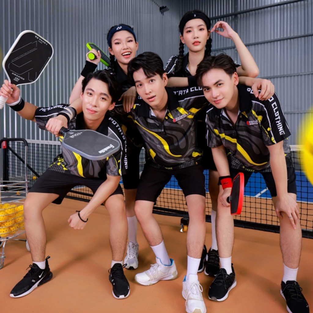 Áo đấu Pickleball nam nữ đẹp, in/thêu theo yêu cầu