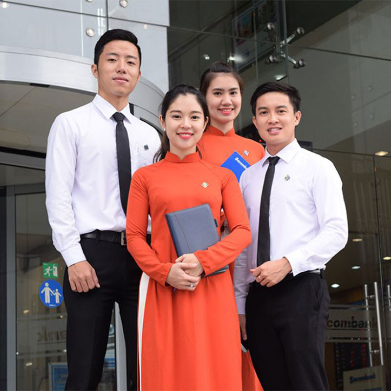 Đồng phục sơ mi Sacombank