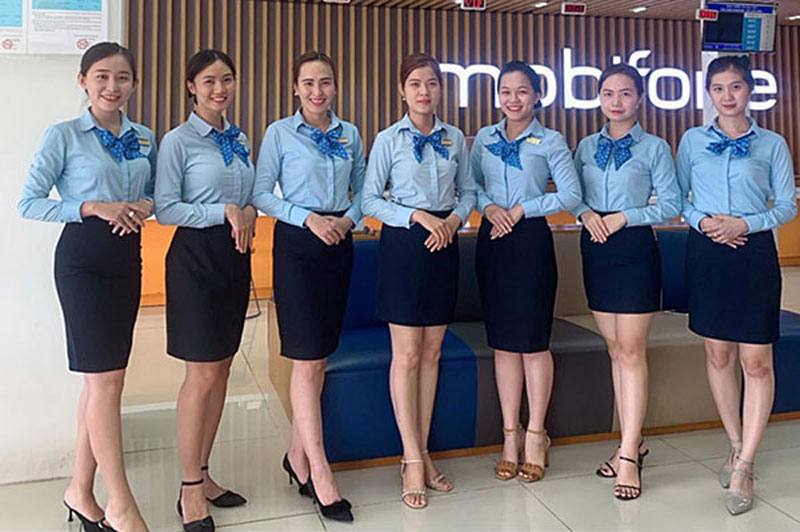 Đồng phục áo sơ mi Mobifone