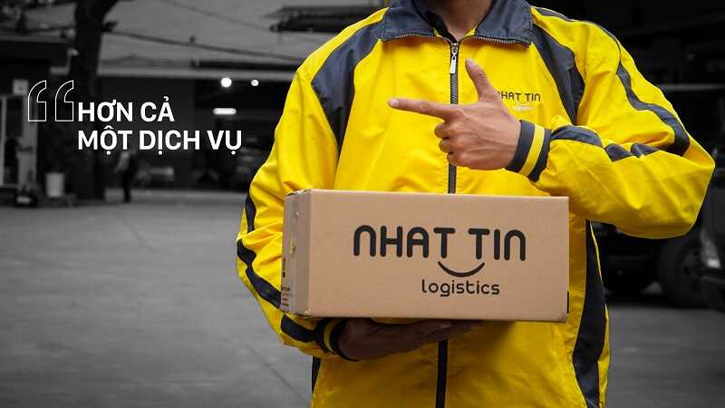 Mẫu áo khoác đồng phục Nhất Tín Express chuyên nghiệp