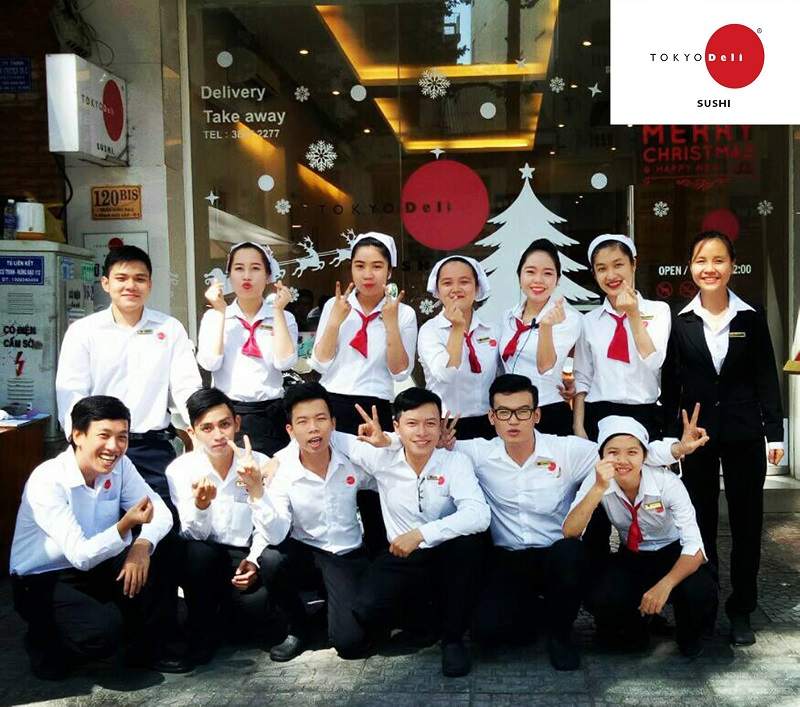 Áo sơ mi đồng phục nhà hàng Tokyo Deli cho cả nam và nữ