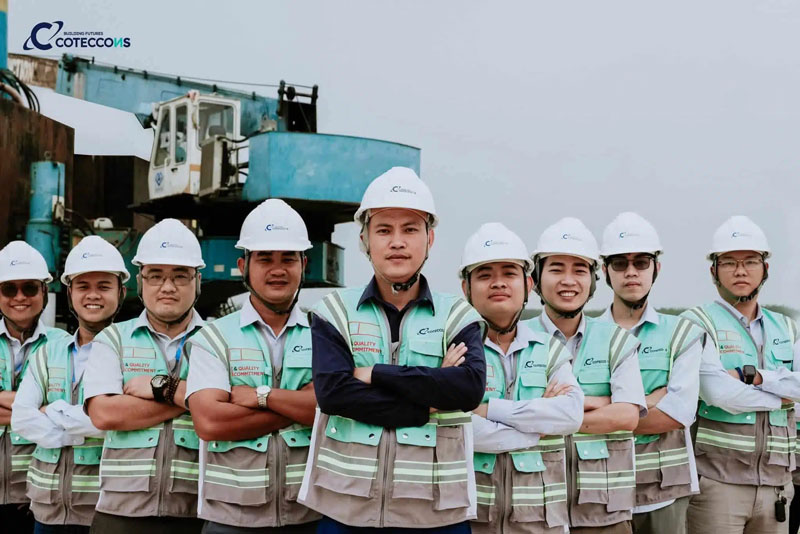 Đồng phục gile bảo hộ Coteccons