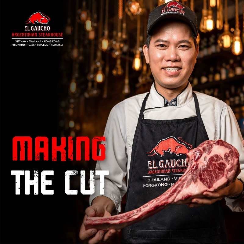 Tạp dề đồng phục El Gaucho Argentinian Steakhouse đơn giản