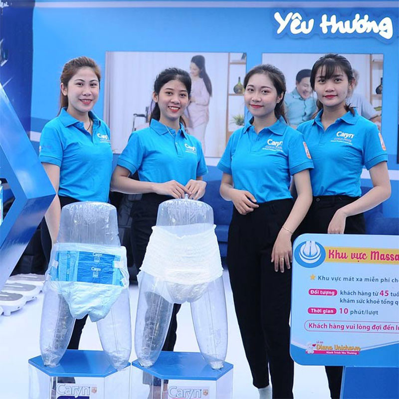 Áo thun có cổ đồng phục Diana Unicharm