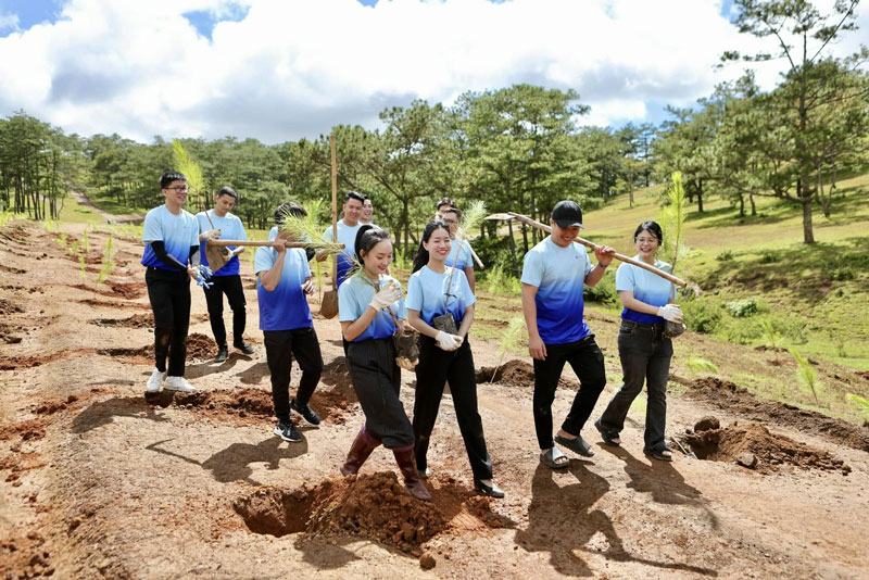 Áo thun cổ tròn đồng phục sự kiện