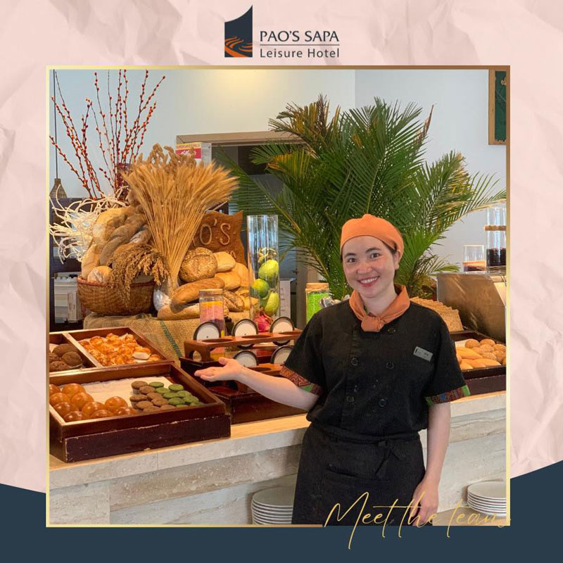 Áo bếp đồng phục khách sạn Pao's Sapa Leisure Hotel