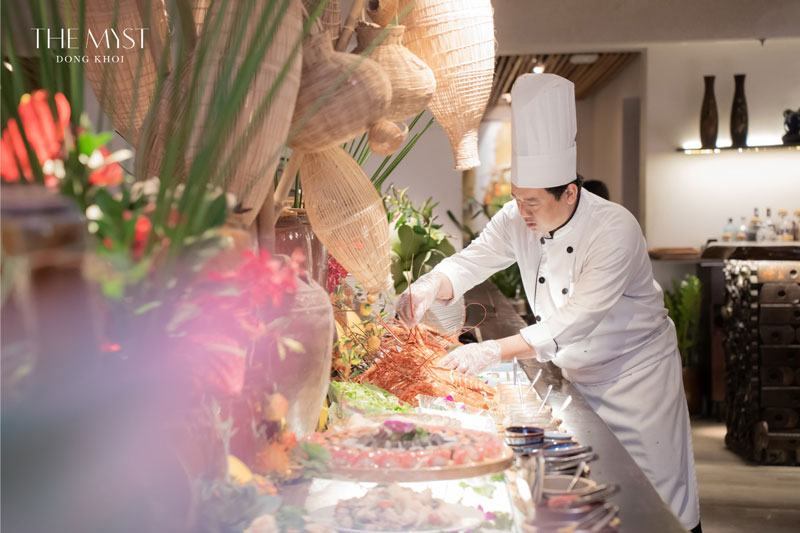 Đồng phục áo bếp The Myst Dong Khoi