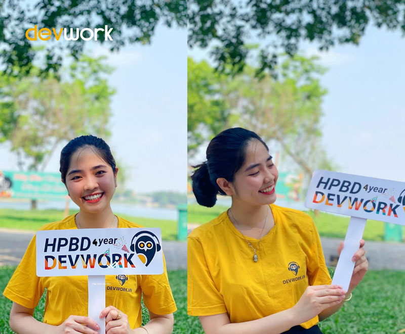 Đồng phục áo thun cổ tròn Devwork