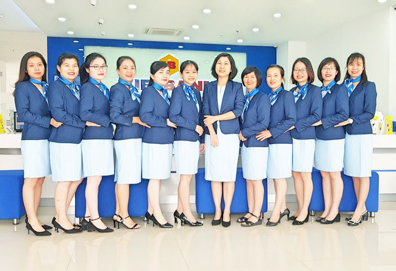 Đồng phục áo vest Việt Á Bank