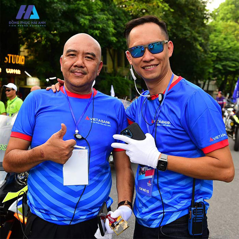 Áo thun đồng phục Việt Á Bank