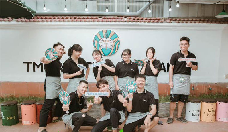 Đồng phục tạp dề nửa người Tmore