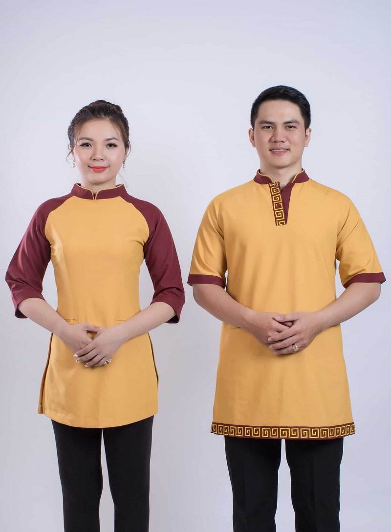 May đo đồng phục nhà hàng chuyên nghiệp, hỗ trợ 24/7 với Trung Hân Phát