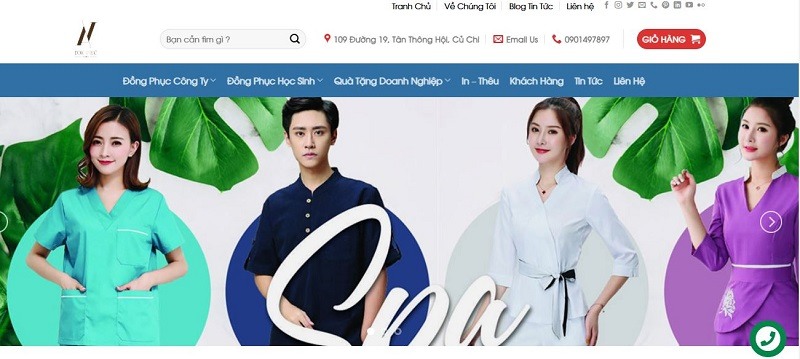 May đồng phục An Nhiên đa dạng các mẫu đồng phục nhà hàng giá tốt