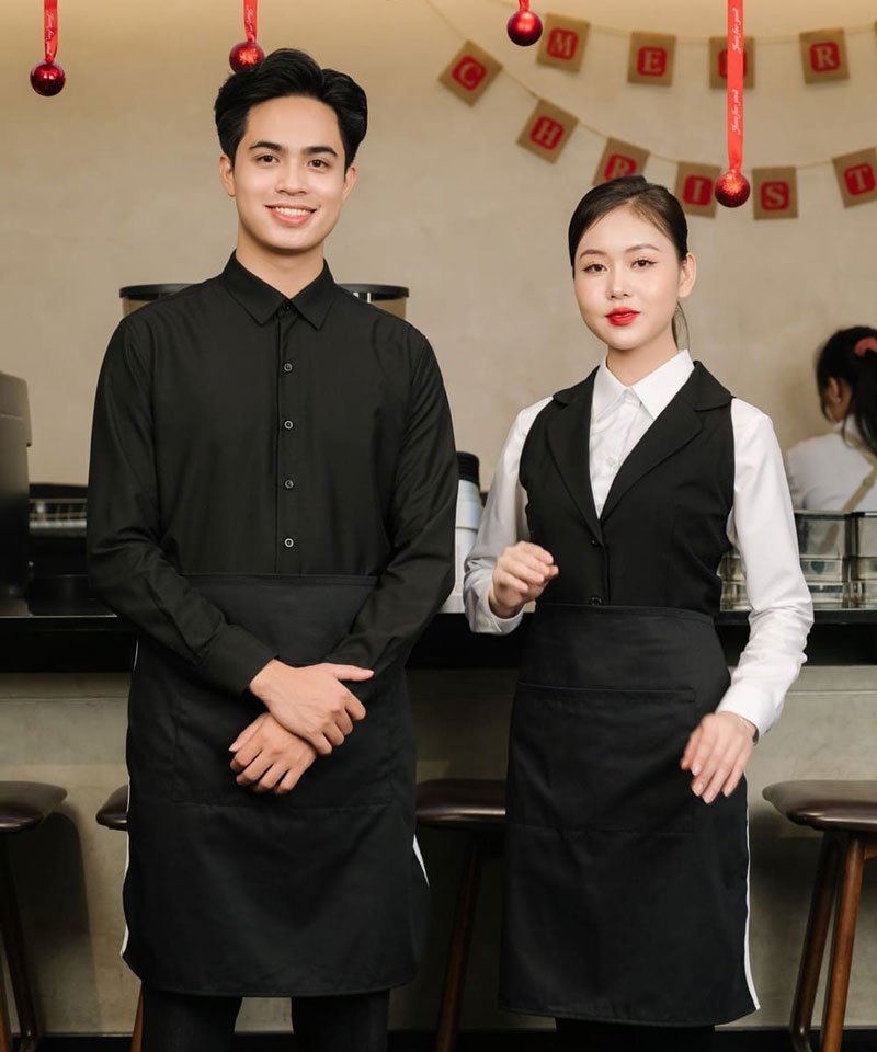 Đơn vị chuyên may đo, in thêu đồng phục nhà hàng tại Ninh Thuận đẹp