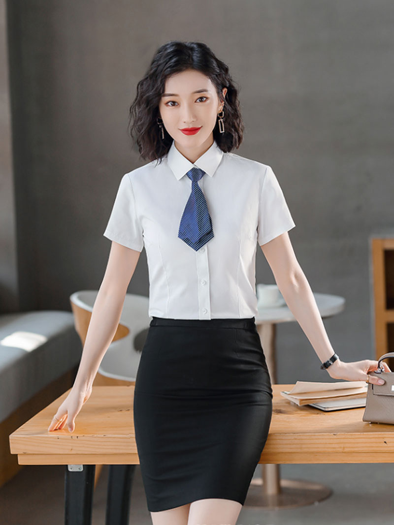 Áo sơ mi đồng phục cộc tay công sở