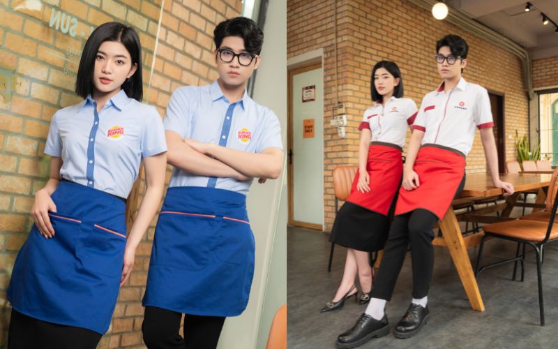 Áo sơ mi vải nhẹ phối màu riêng cho từng vai trò