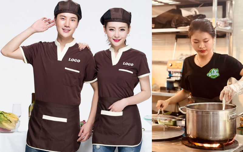 Chất liệu vải đóng vai trò quan trọng khi may đồng phục quán chè